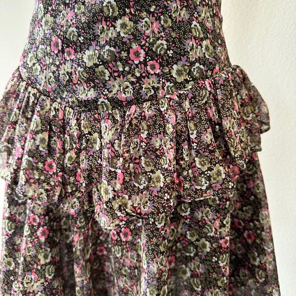 Walter Baker Becca Ruffled Floral Mini Skirt Size 4 - Picture 4 of 12